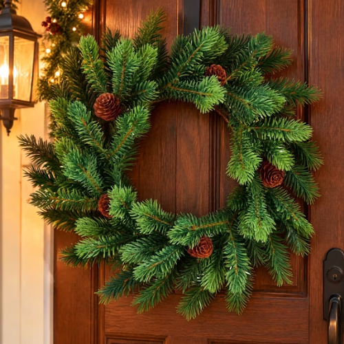FROM $3.97 Artificial Christmas Wreaths & Garland at Walmart - at Walmart