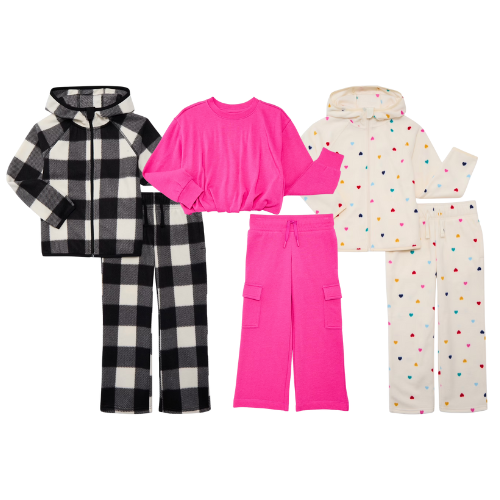 Girls Fleece 2 Piece Sets FROM $9 at Walmart - at Walmart