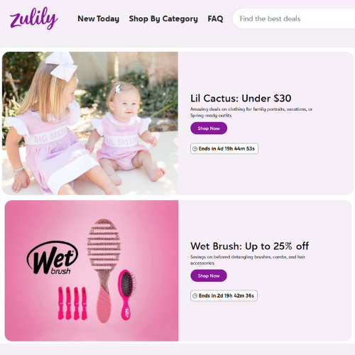 Guess What: Zulily Is Back